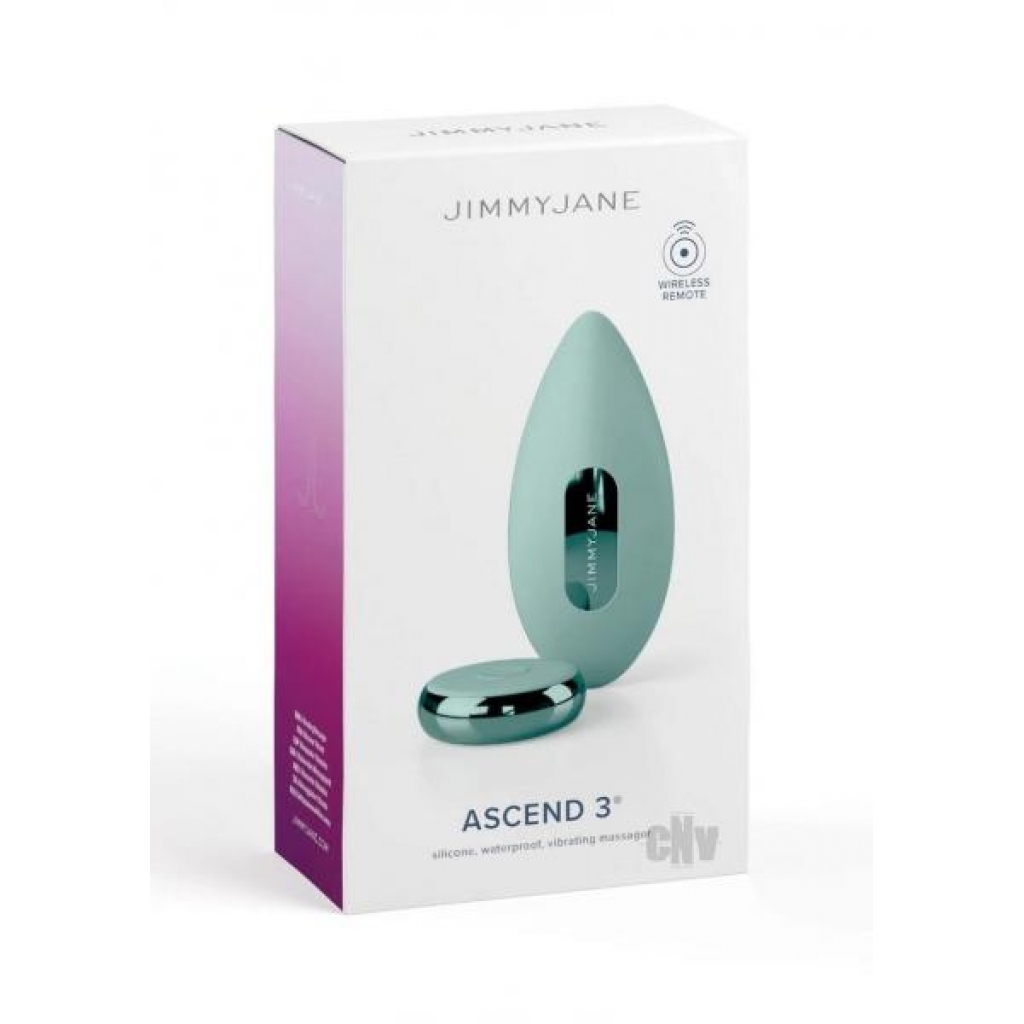 Jimmyjane Ascend 3 Teal - Clit Cuddlers