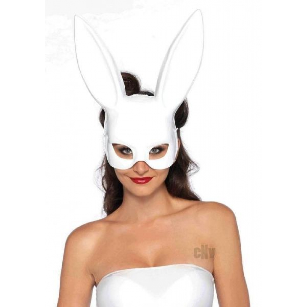 Bondage Bunny Mask 6pk Os White - Sexy Costume Accessories