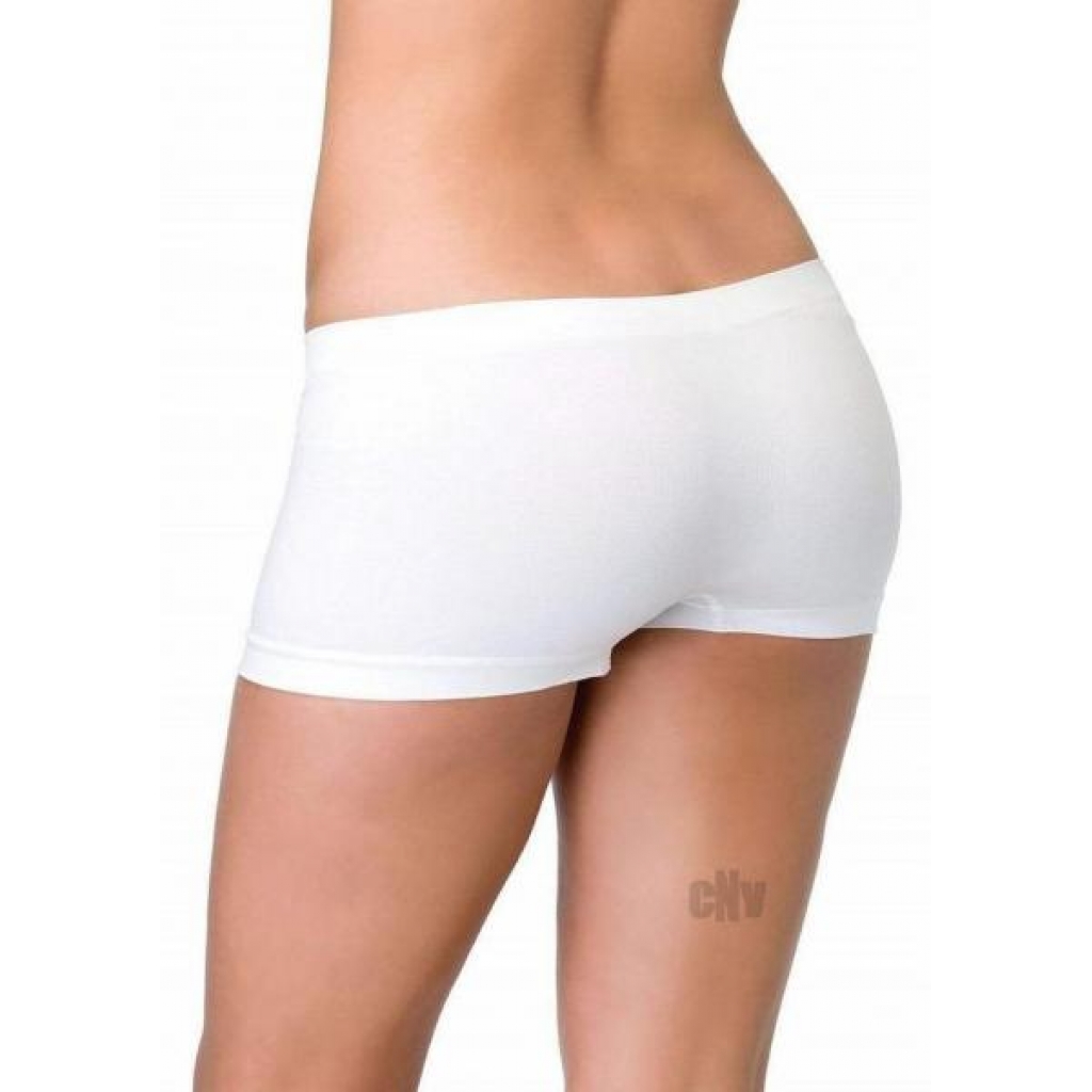 Seamless Boyshorts - O/S White