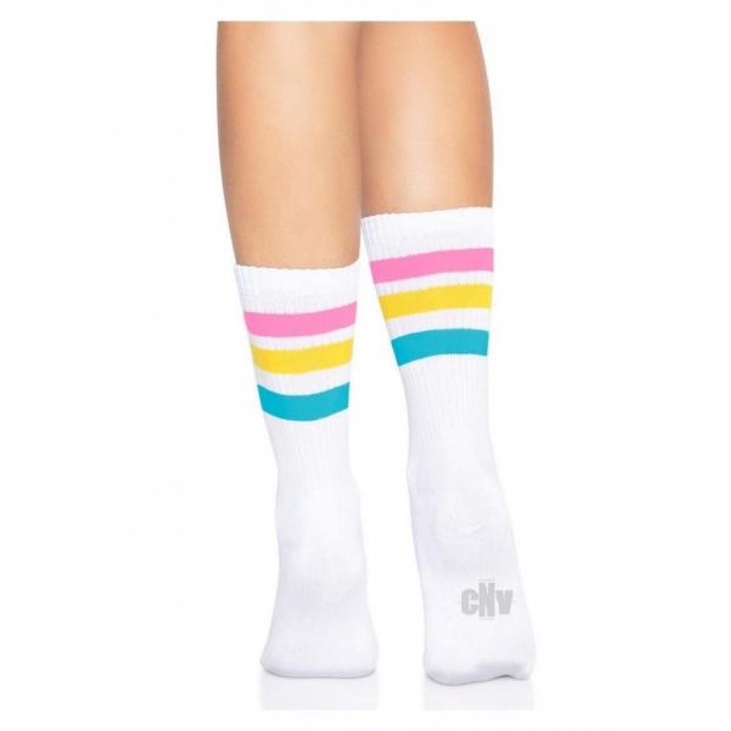 Pride Crew Socks - Celebrate Pansexuality