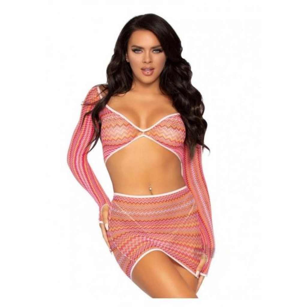 Zig Zag Net Gauntlet Set - 2 Piece