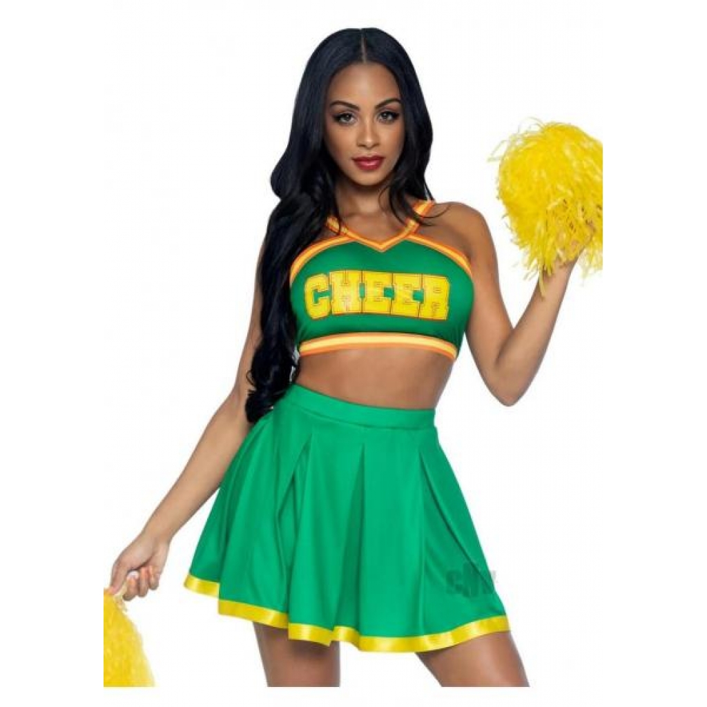 Bring It Baddie 3pc Set Xs Green - Sexy Costumes