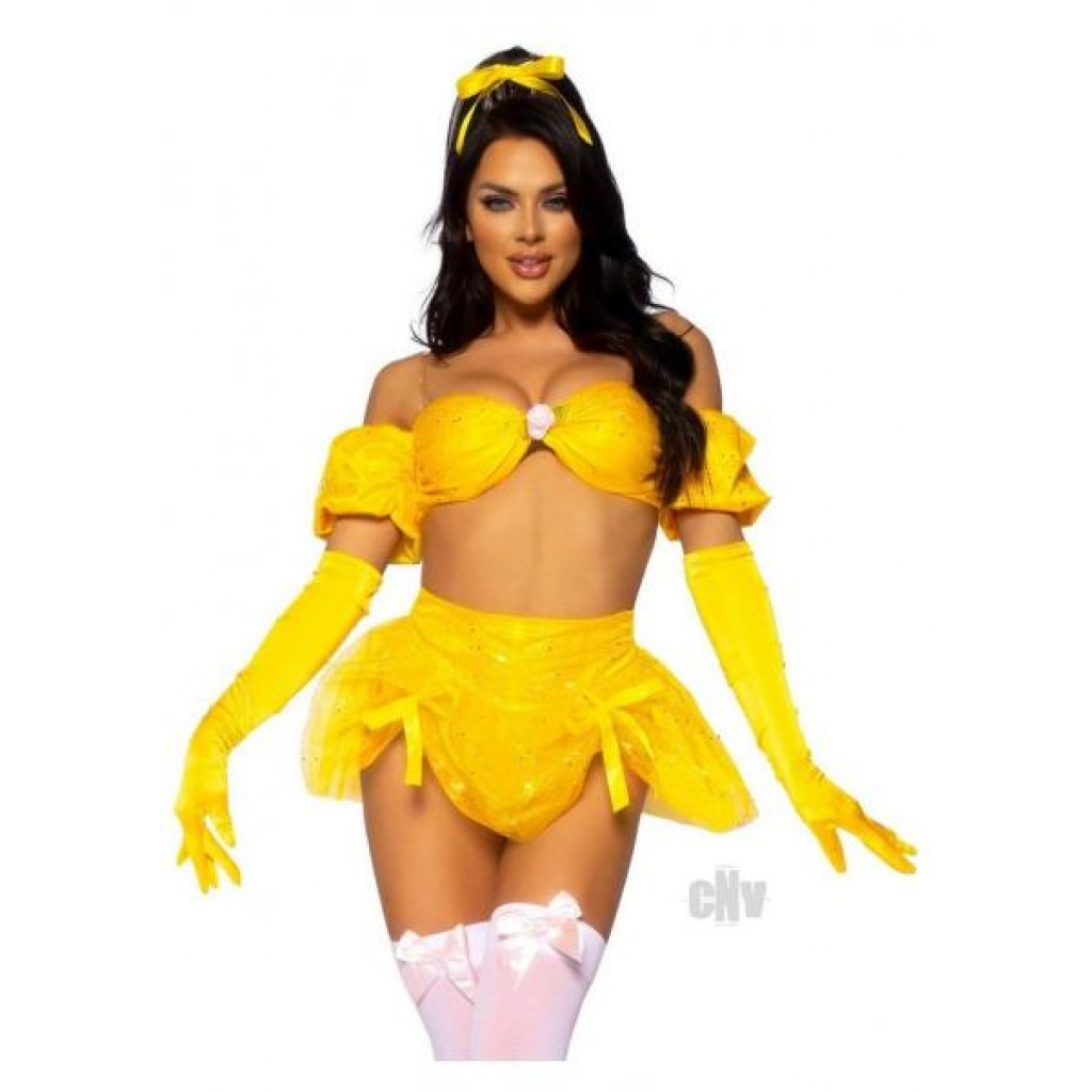 Fairytale Beauty 4pc Md Yellow - Sexy Costumes