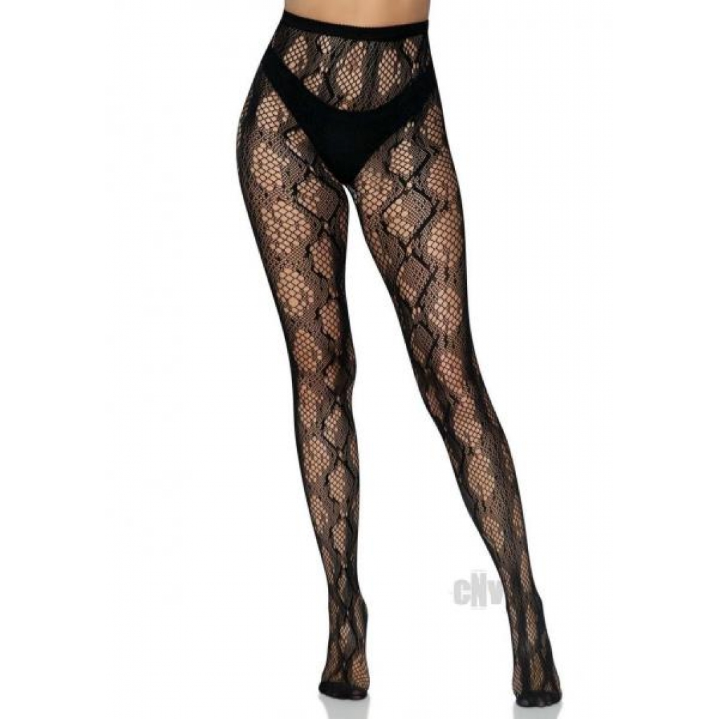 Python Net Tights Os Black - Bodystockings, Pantyhose & Garters