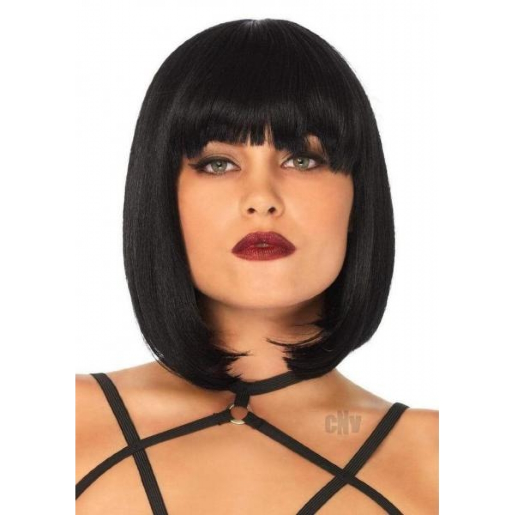 Short Natural Bob Wig Os Blk - Wigs