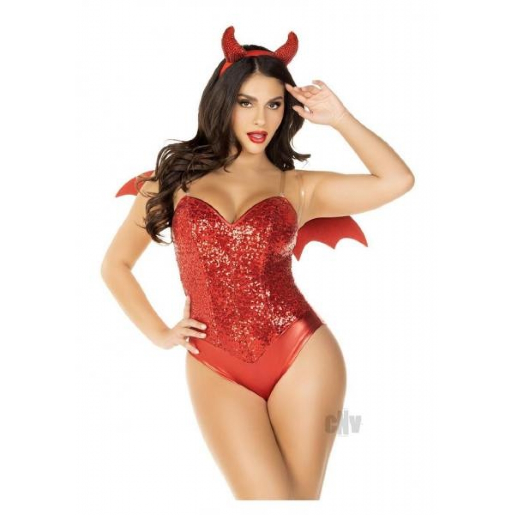 Devil Kit 2pc Red - Sexy Costumes