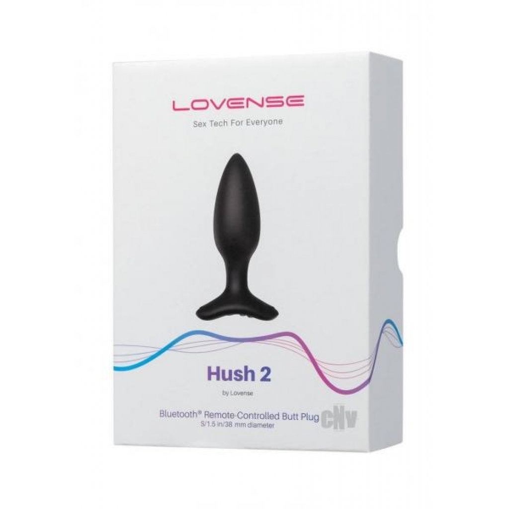 Hush 2 Plug 1.5 Black - Anal Plugs