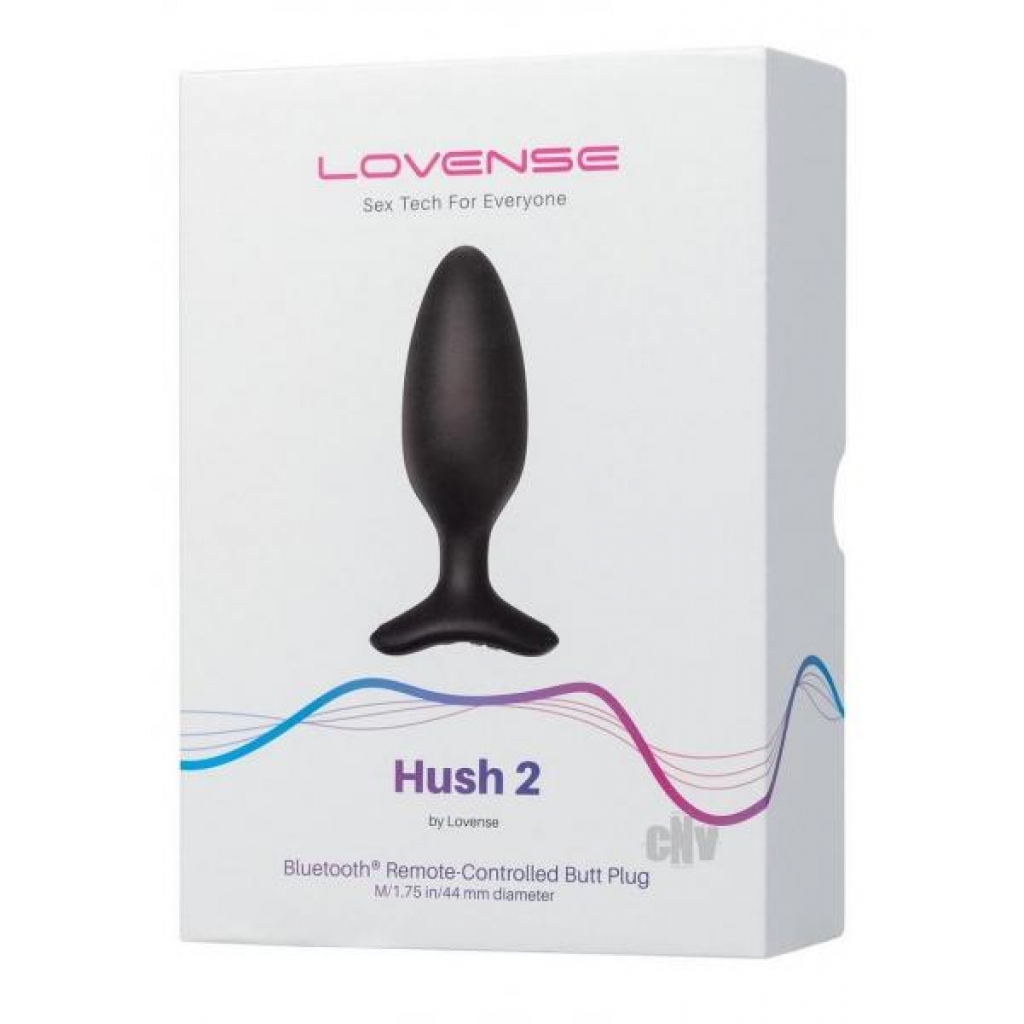 Hush 2 Plug 1.75 Black - Anal Plugs