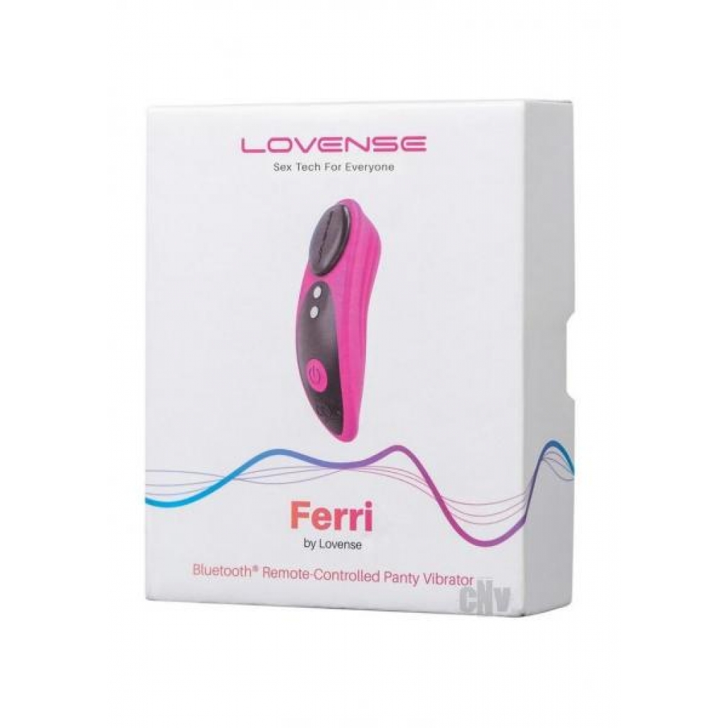 Ferri Pink/black - Vibrating Panties