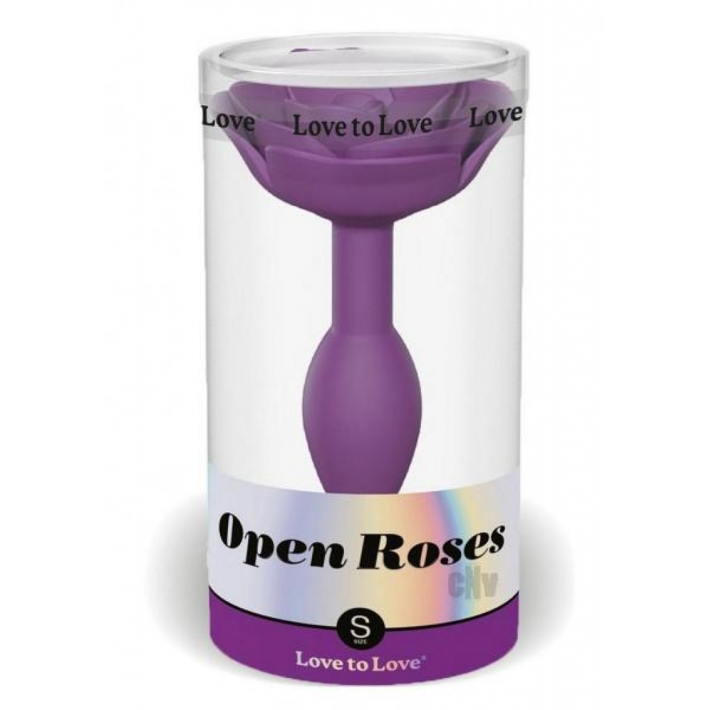 Open Roses Sm Purple - Anal Plugs