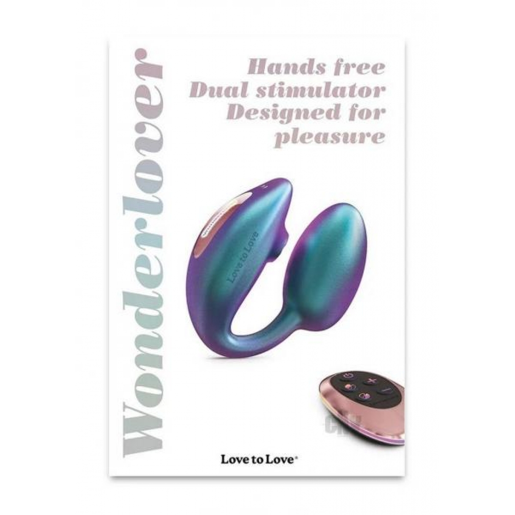 Wonderlover Iridescent Turquoise - G-Spot Vibrators Clit Stimulators