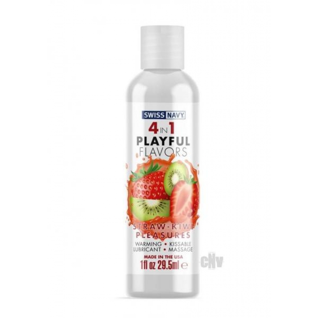 4 In 1 Strawberry Kiwi Pleasure 1oz - Lickable Body