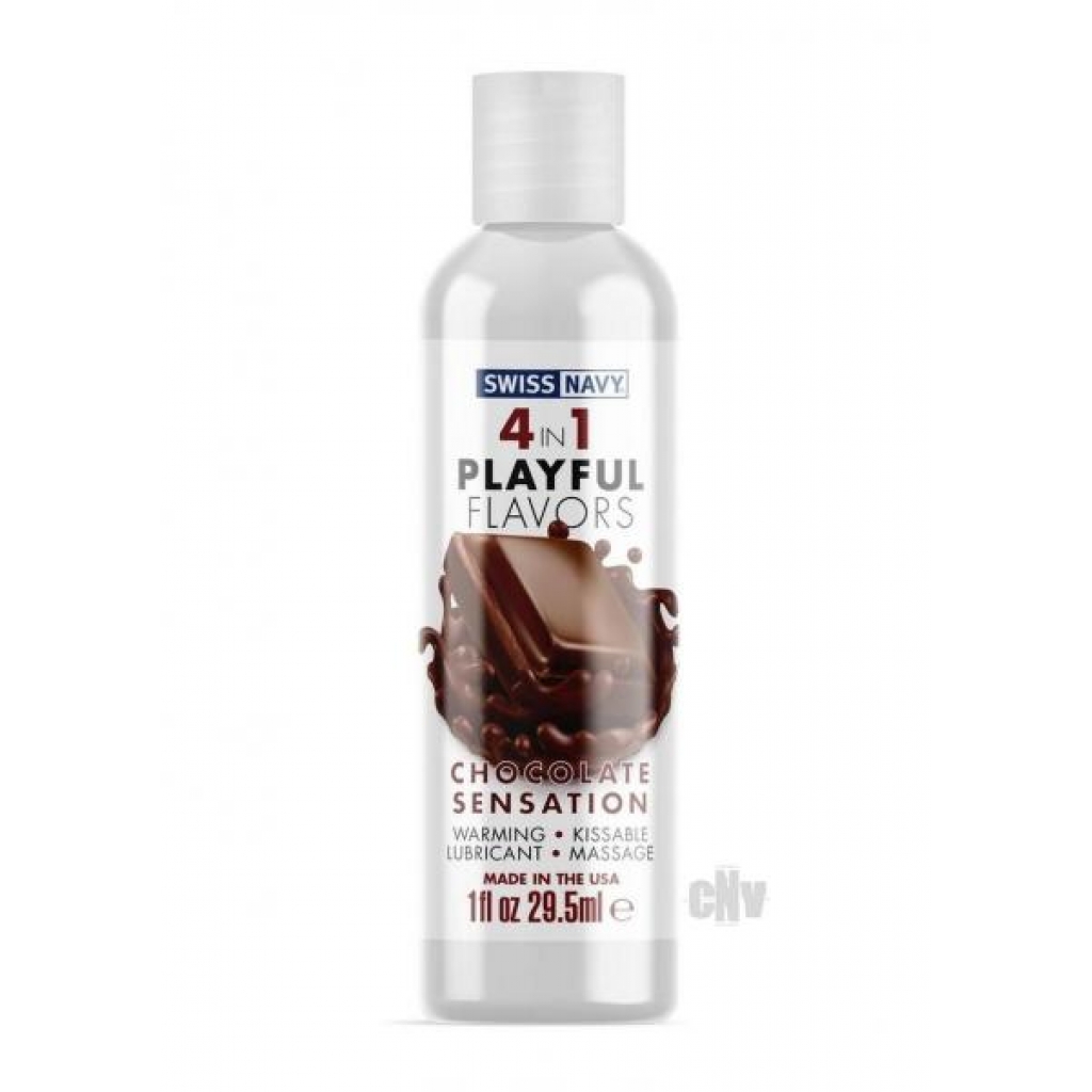 4 In 1 Chocolate Sensation 1oz - Lubricants