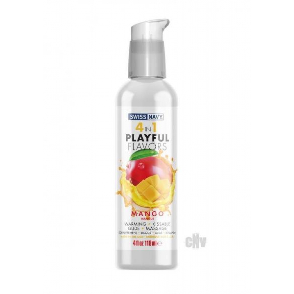 4 In 1 Mango 4oz - Lubricants