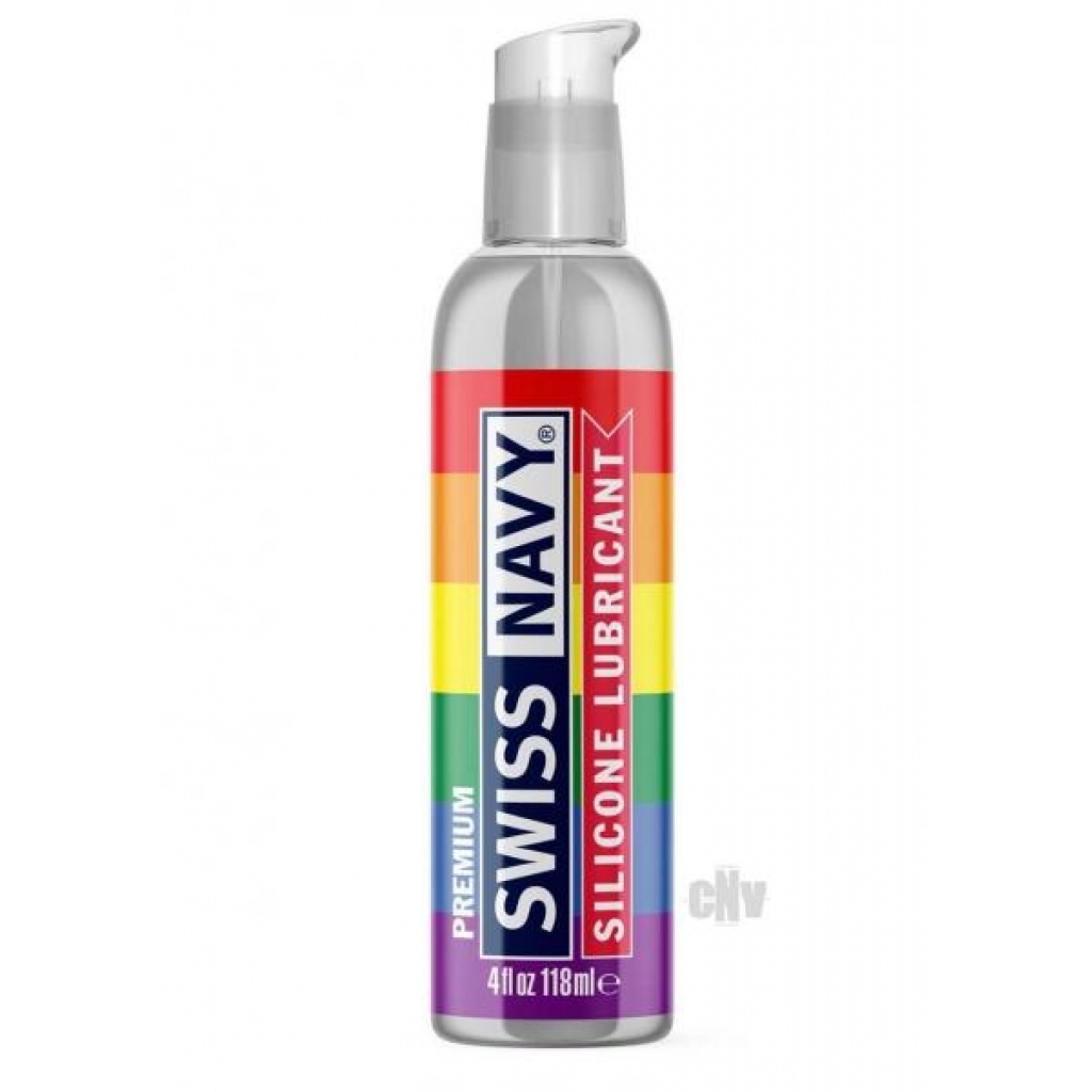 Swiss Navy Silicone Lube 4oz Pride Ed - Lubricants