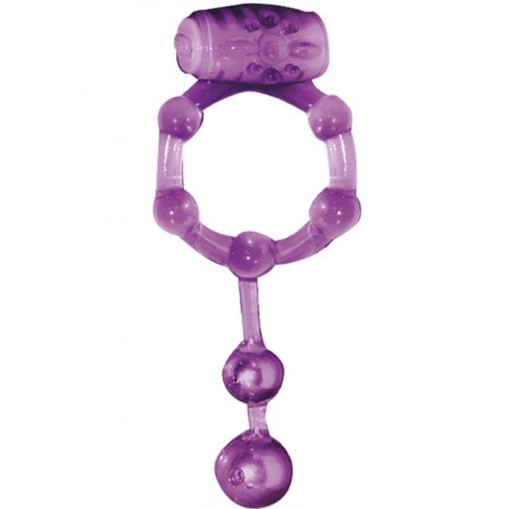 Macho Erection Keeper C Ring - Purple - Couples Vibrating Penis Rings