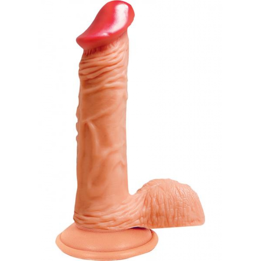 Lifelikes Vibrating Royal Prince Vibrator 6 Inch Flesh - Realistic