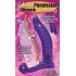 Double Penetrator Cockring With 2 Variable Speed Wireless Bullets Purple - Double Penetration Penis Rings