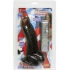 Afro American Whoppers Vibrating Dong, Balls 7 inches Brown - Realistic