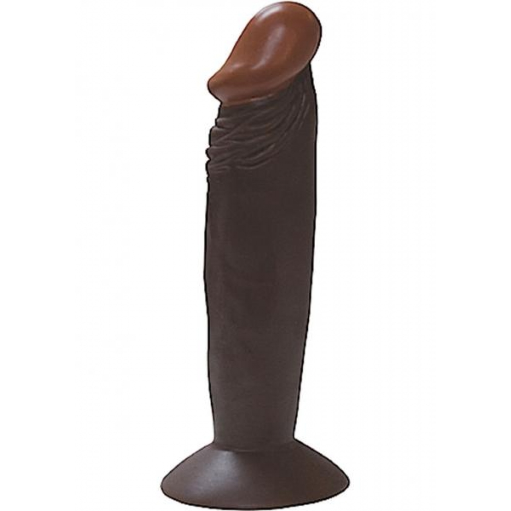 Real Skin Afro American Whoppers Dong 6 Inch Brown - Realistic Dildos & Dongs