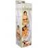 Double Fuk Vibrating Dong Strap On 13 Inch Clear - Strapless Strap-ons