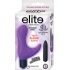 Elite Collection Silicone Climaxer Vibe Purple 3.5 Inch - Rabbit Vibrators