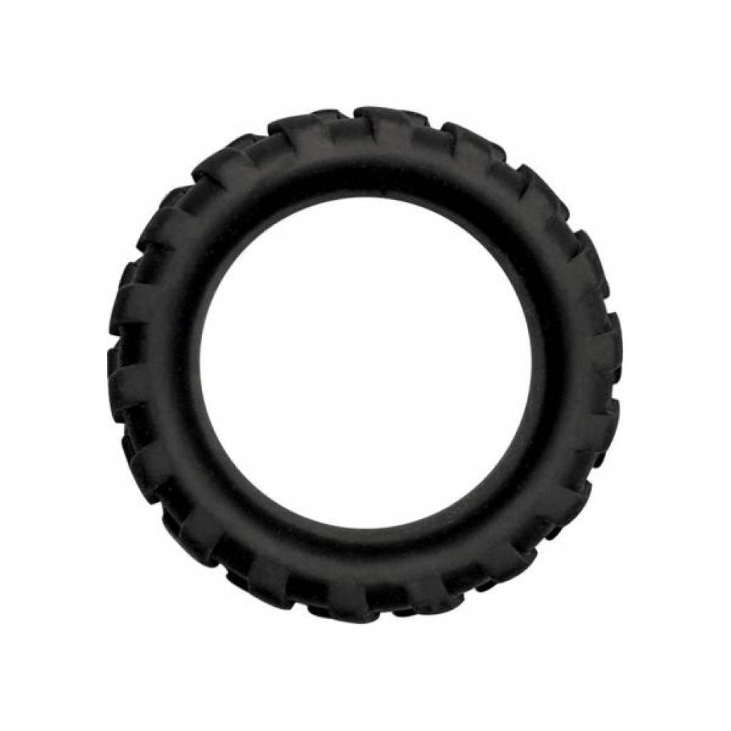 Large Silicone Tire Ring - Black - Classic Penis Rings