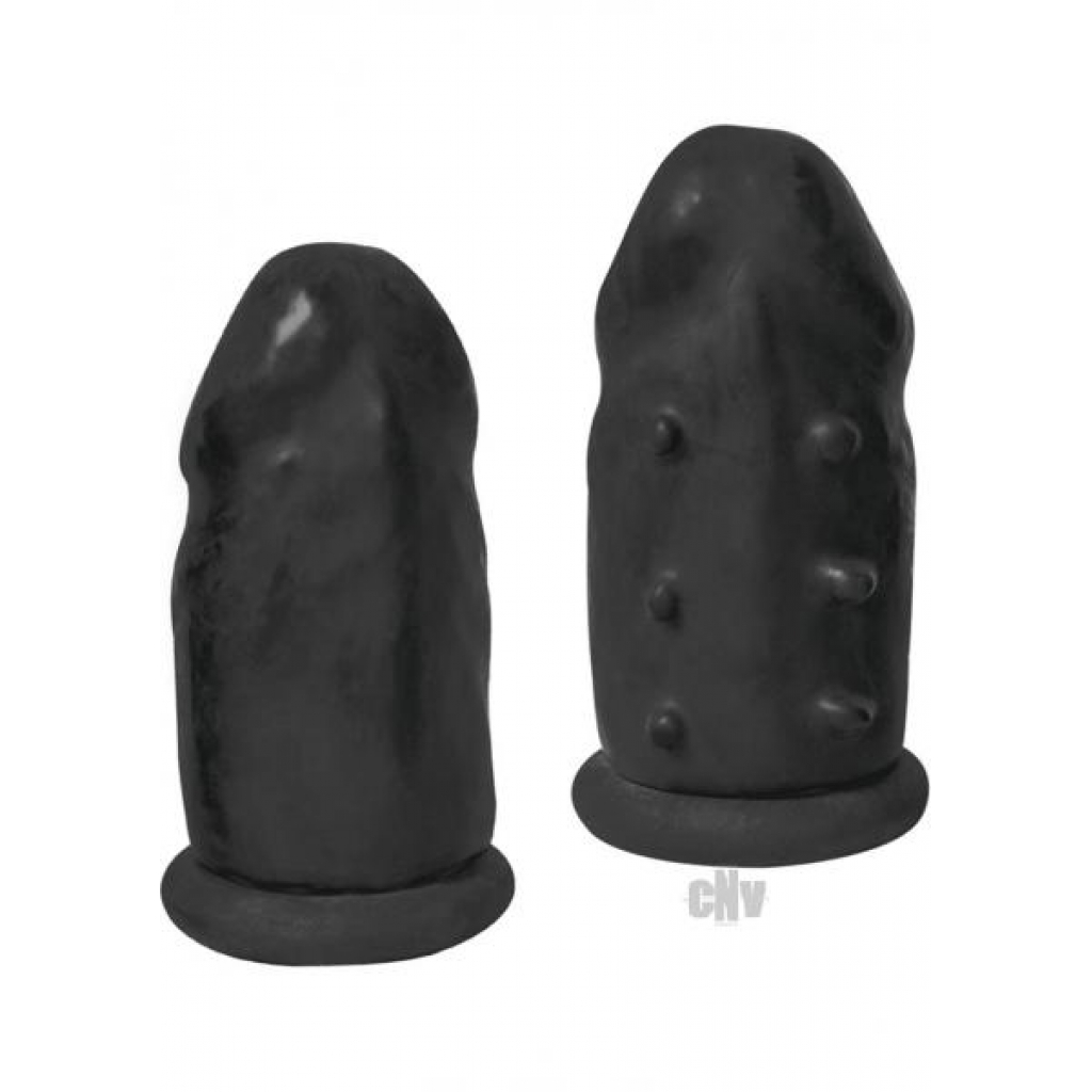 Ram Extension Condoms Black - Penis Extensions