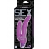 Sex Double Penetrator Purple Vibrator - Realistic