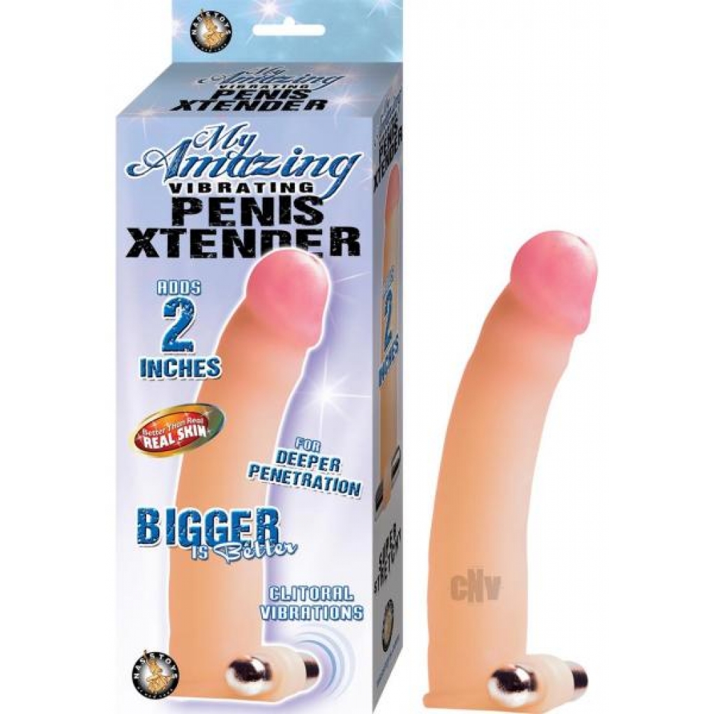 My Amazing Vibrating Penis Xtender Beige - Penis Extensions