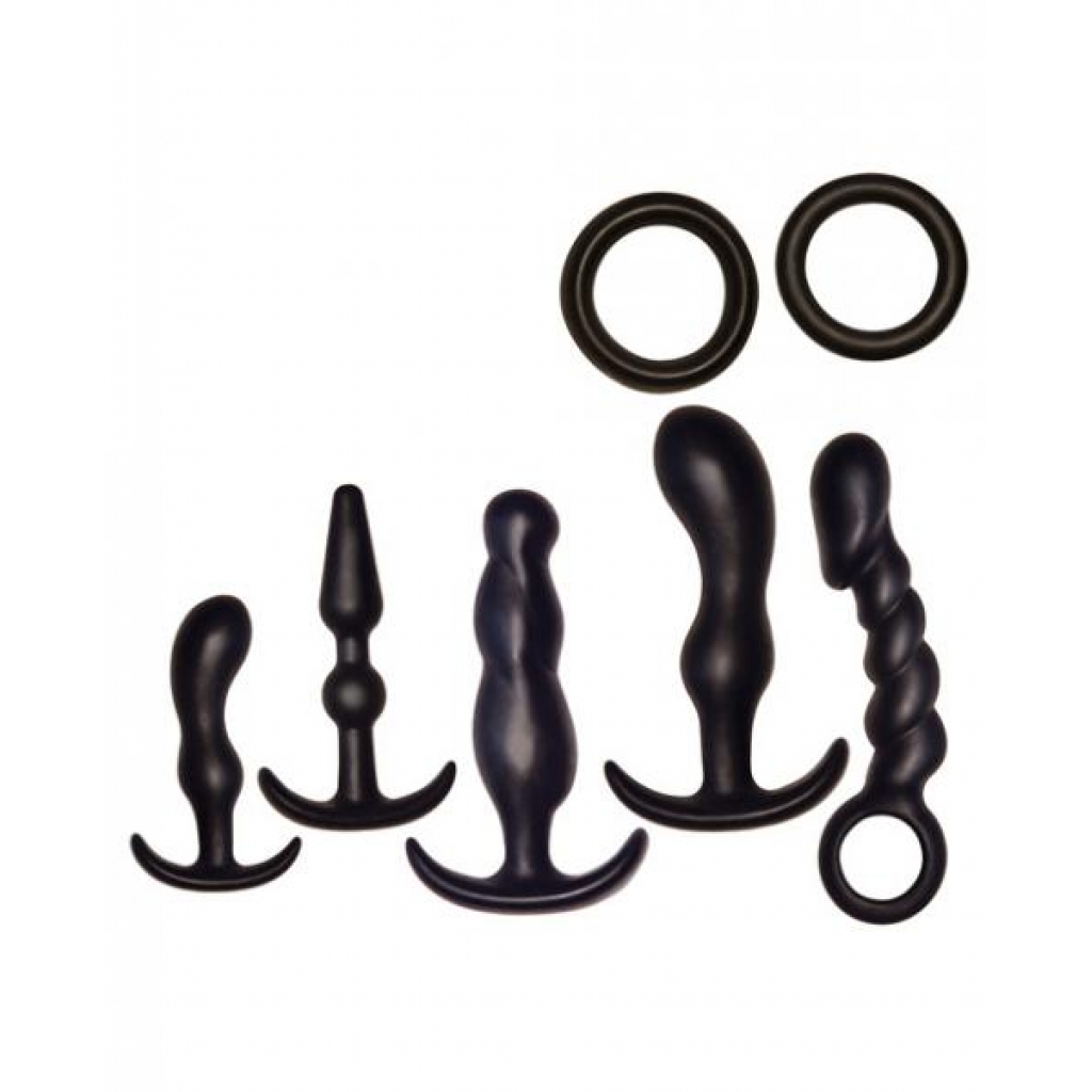 Ultimate Anal Kit Black 7 Unique Items - Anal Trainer Kits