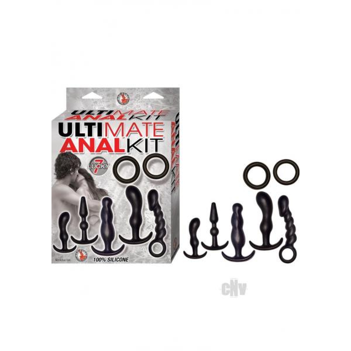 Ultimate Anal Kit Black 7 Unique Items 