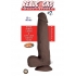 Realcocks Dual Layered #7 Dark Brown Dildo - Realistic Dildos & Dongs