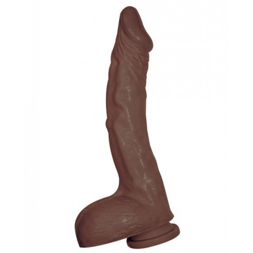 All American Ultra Whoppers 11 inches Curved Dong Brown - Extreme Dildos