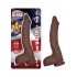 All American Ultra Whoppers 11 inches Curved Dong Brown - Extreme Dildos