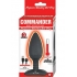 Commander Beginner Vibe Hot Butt Plug Black - Anal Plugs