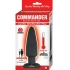 Commander Essential Vibrating Hot Butt Plug Black - Anal Plugs