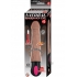 Natural Realskin Hot Cock #1 Brown Realistic Vibrator - Realistic