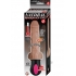 Natural Realskin Hot Cock 2 Brown Vibrating Dildo - Realistic