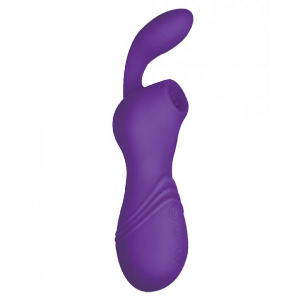 Infinitt Suction Massager Two Purple Vibrator - G-Spot Vibrators Clit Stimulators