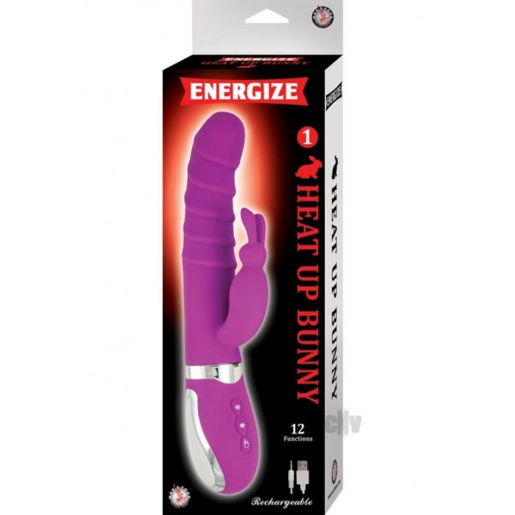 Energize Heat Up Bunny 1 Purple - Rabbit Vibrators