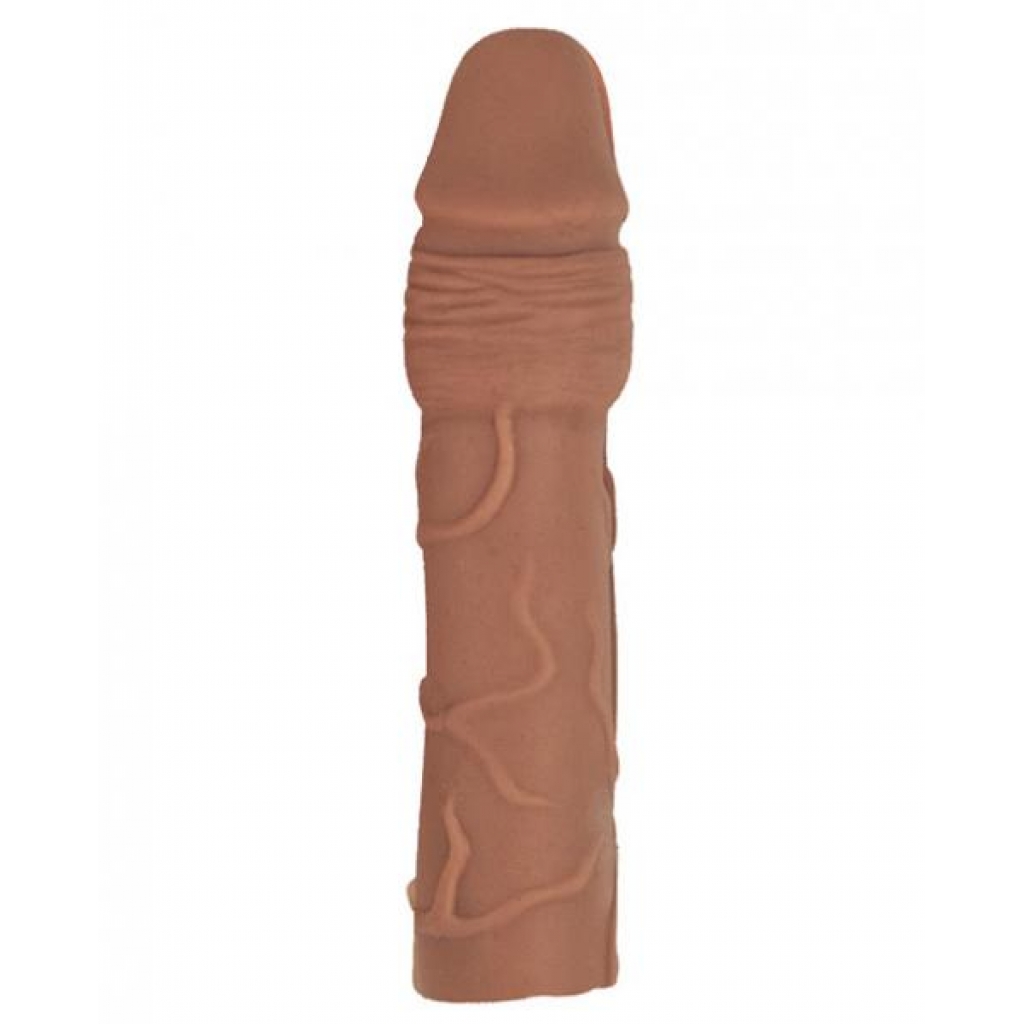 Natural Realskin Penis Xtender Brown Extension - Penis Extensions