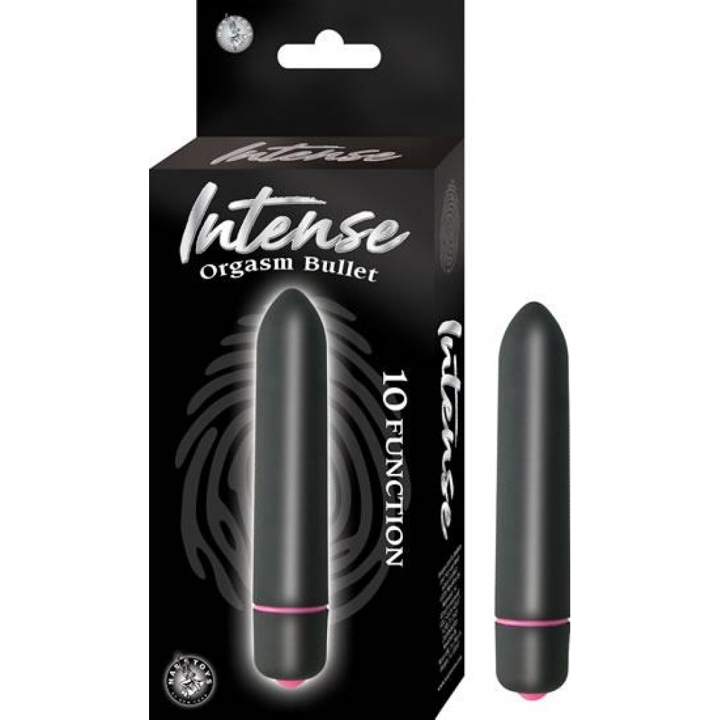 Intense Orgasm Bullet Vibrator - Black