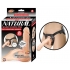 Natural Realskin Squirting Penis 8 inches Beige Harness - Harness & Dong Sets