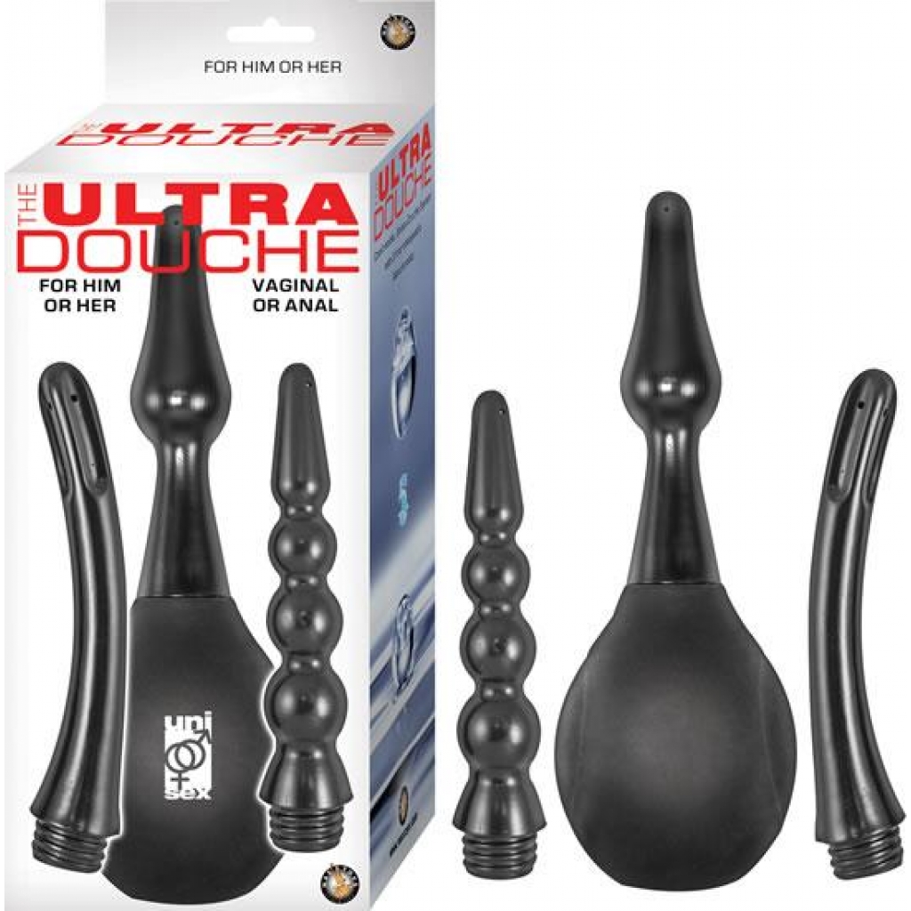 The Ultra Unisex Douche Black - Anal Douches, Enemas & Hygiene