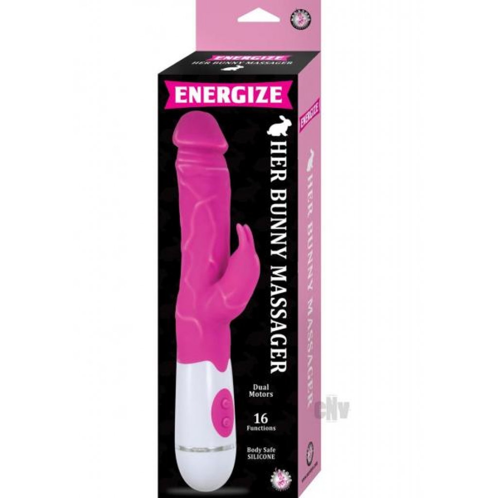 Energize Her Bunny Massager Pink - Rabbit Vibrators