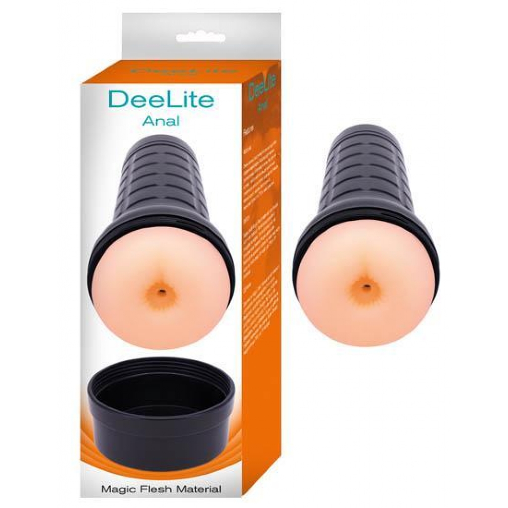 Dee Lite Anal Flesh Beige Stroker - Anal Masturbators