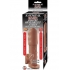 Natural Realskin Vibrating Uncircumcised Xtender Scrotum Ring Brown - Penis Extensions