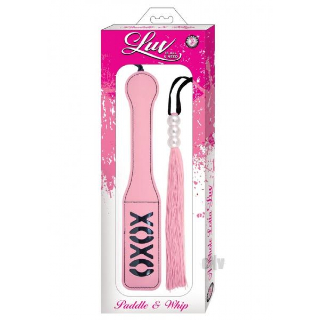 Luv Paddle And Whip Pink - Paddles