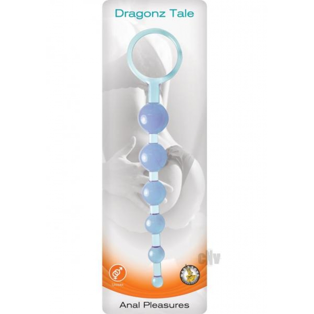 Dragonz Tail Flexible Anal Plug - Blue